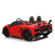 LAMBORGHINI AVENTADOR SVJ 24V 600W LICENSE 2 ΘΕΣΕΙΣ ΚΟΚΚΙΝΟ